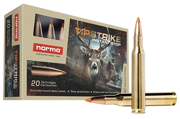 Picture of Norma Ammunition Dedicated Hunting Tipstrike 270Win 140gr Polymer Tip 20 Per Box/10 Case 20169292