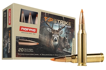 Picture of Norma Ammunition Dedicated Hunting Tipstrike 7mm-08Rem 160gr Polymer Tip 20 Per Box/10 Case 20170362