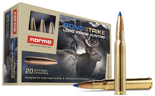 Picture of Norma Ammunition Dedicated Hunting Bondstrike 308Win 180gr Bonded Polymer Tip 20 Per Box/10 Case 20176412
