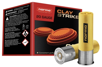Picture of Norma Claystrike Shotshells 20ga 2-3/4" 1oz 1250 fps #8 25/ct 1196052880