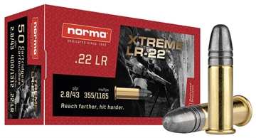 Picture of Norma Ammunition 22LR 43gr Lead Round Nose 50 Per Box/100 Case 2421115