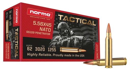Picture of NORMA AMMUNITION SS109 5.56 62GR 50/20 2425729