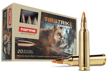 Picture of Norma Ammunition Dedicated Hunting Varmint 22-250Rem 55gr Polymer Tip 20 Per Box/10 Case 20157372
