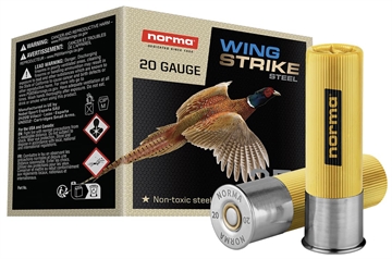 Picture of NORMA AMMUNITION WINGSTRIKE 20GA 2.75 #5 1-1/8OZ 25/10 1196053250