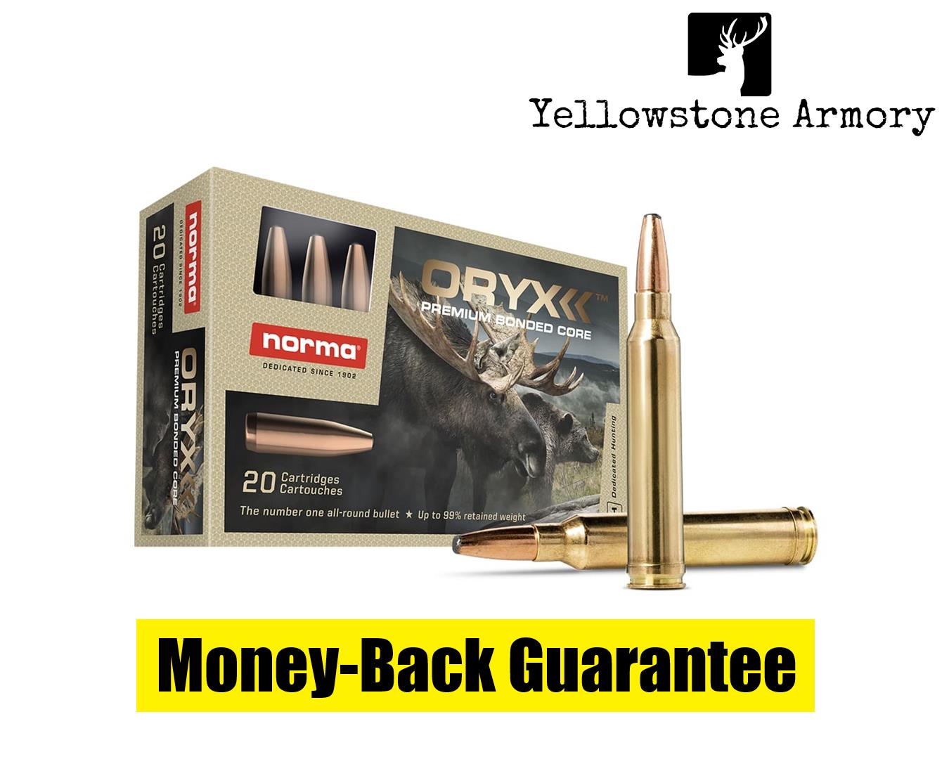 Norma ORYX Rifle Ammunition 35 Whelen 250gr SP 2428 fps 20/ct 20190092-img-0