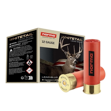 Picture of Norma Ammunition Whitetail 12Gauge 2.75" 1oz Slug Shot 25 Per Box/10 Case 1198043410