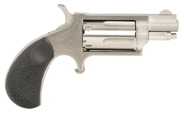 Picture of North American Arms Mini-Revolver Carry Combo 22 WMR 5 Shot 1.13" Barrel, Stainless Steel Barrel/Cylinder/Frame, Black Rubber Grip, Includes Exclusive Holster Package 22MSGRCHSS