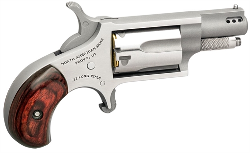Picture of NORTH AMERICAN ARMS MINI 22LR REV 1-1/8" SS PORTED NAA-22LR-P
