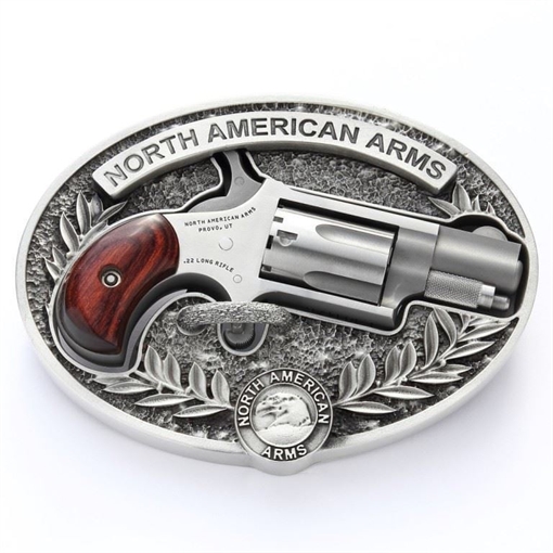 Picture of North American Arms Oval Enclosed Belt Buckle 22 LR Mini-Revolver 22LR-BBO