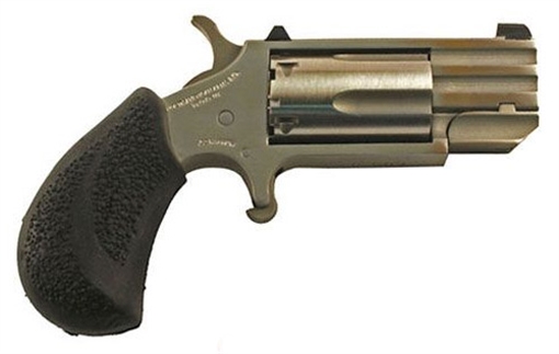 Picture of North American Arms Pug, Single Action, Revolver, 22 WMR, 1" Barrel, Stainless Steel, Silver, Rubber Grips, XS White Dot Sights, 5 Rounds NAA-PUG-D PUGD