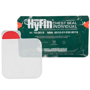 Picture of North American Rescue Hyfin Individual Occlusive Chest Seal 10-0015