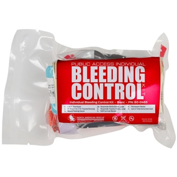 Picture of North American Rescue Individual Bleeding Control Kit - Basic - Vacuum Sealed 80-0465