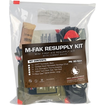 Picture of North American Rescue M-FAK Resupply Kit w/ Combat Gauze 80-1031