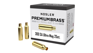 Picture of Nosler Premium Brass Unprimed Cases 300RemSAUM Rifle Brass 25/Box 10228