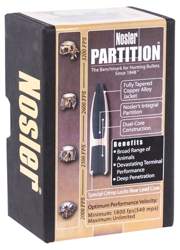 Picture of Nosler Partition 6.5 Creedmoor 100gr Partition Spitzer 50/Box 16319
