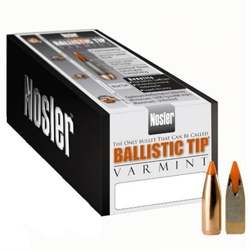 Picture of Nosler Ballistic Tip Varmint Bullets .22 cal .224" 40 gr SBT-SB 250/ct 39555
