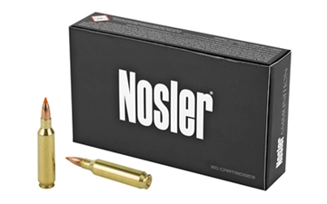 Picture of Nosler Trophy, 22 Nosler, Lead Free, 55 Grain, Ballistic Tip, 20 Round Box, California Certified Nonlead Ammunition 0540418 61030