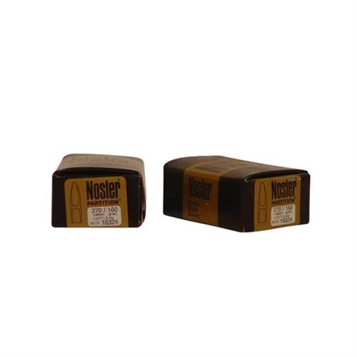 Picture of Nosler Nosler Partition Bullets .270 Cal. 160 gr. Spitzer Point 50 pk. 16324