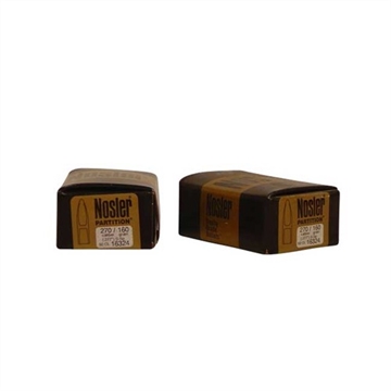 Picture of Nosler Nosler Partition Bullets .270 Cal. 160 gr. Spitzer Point 50 pk. 16324