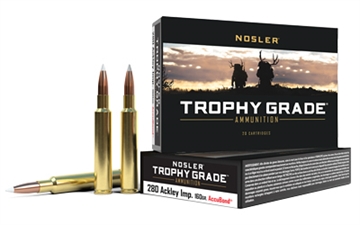 Picture of Nosler Trophy Grade 280Ackley Improved 160gr Nosler AccuBond 20 Per Box/10 Case 60076