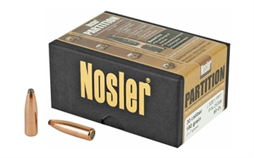 Picture of Nosler Partition, .308 Diameter 30 Caliber, 180 Grain, Protected Point, 50 Count 0540413 25396
