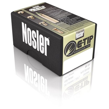 Picture of Nosler E-Tip Lead-Free Hunting Bullets .30 cal .308" 168 gr SPTZ E-TIP 50/ct 59415