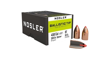 Picture of Nosler Ballistic Tip Hunting Bullets .458 SOCOM 300 gr SP (Orange Tip) 50/ct 31456