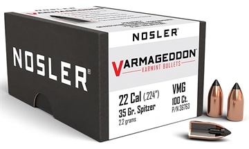 Picture of Nosler Nosler Varmageddon Bullets .22 Cal. 35 gr. FB Tipped 100 pk. 36763