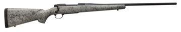 Picture of Nosler M48 Liberty 6.5 Creedmoor 4+1 24" Barrel, Graphite Black Cerakote Metal Finish, Gray Black Webbed Fixed Aramid Stock 39448