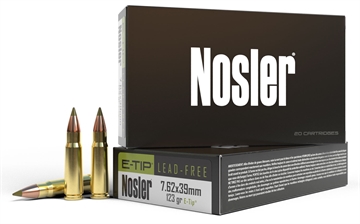 Picture of Nosler Nosler Expansion Tip Rifle Ammunition 7.62x39 123 gr. ET SP 20 rd. 40040