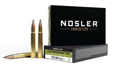 Picture of Nosler Nosler Expansion Tip Rifle Ammunition 375 H&H 260 gr. ET SP 20 rd. 40395
