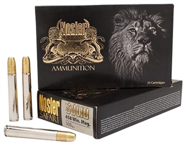 Picture of Nosler Trophy Grade Safari 458Lott 500gr Nosler Solid Flat Nose 20 Per Box/10 Case 40630