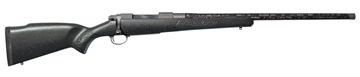Picture of Nosler M48 Mountain Carbon 6.5 Creedmoor 4+1 24" Carbon Fiber Wrapped Barrel, Tungsten Gray Cerakote Metal Finish, Granite Green Mountain Hunter Stock 47148