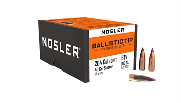 Picture of Nosler Nosler Ballistic Tip Varmint Bullets .204 Cal. 40 gr. Spitzer Point 100 pk. 52111