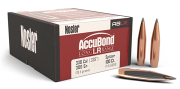 Picture of Nosler Nosler AccuBond Long Range Bullets .338 Cal. 300 gr. Spitzer Point 100 pk. 58518