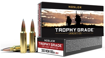 Picture of Nosler Trophy Grade Long-Range 300WSM 190gr Nosler Spitzer AccuBond Long Range 20 Per Box/10 Case 60106