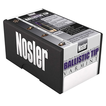 Picture of Nosler Ballistic Tip, .264 Diameter, 6.5MM, 120 Grain, Spitzer Boat Tail, 50 Count 26120