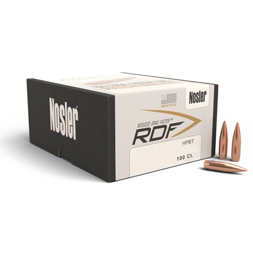 Picture of Nosler RDF Match 6.5mm 140gr Hollow Point Boat Tail 100/Box 49824