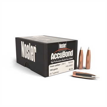 Picture of Nosler Nosler AccuBond Bullets 7mm 150 gr. Spitzer Point 50 pk. 54951