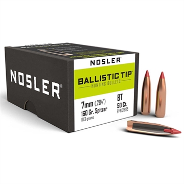 Picture of Nosler Nosler Ballistic Tip Hunting Bullets 7mm 160 gr. Spitzer Point 50 pk. 28125