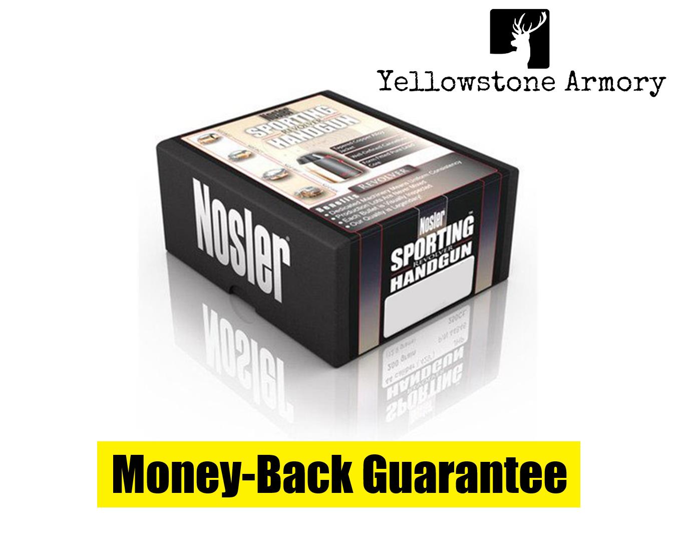 Nosler Sporting Handgun Pistol Bullet 9mm 124 gr. Jacketed Hollow 43123-img-0