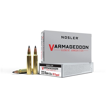 Picture of Nosler Varmageddon Rifle Ammunition .223 Rem 53 gr FB Tipped 3350 fps 20/ct 65139