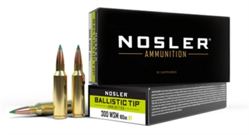 Picture of Nosler Nosler Ballistic Tip Rifle Ammunition 300 WSM 165 gr. BT SP 20 rd. 61035