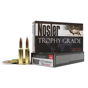 Picture of Nosler Trophy Grade 6.5Creedmoor 140gr Nosler AccuBond 20 Per Box/10 Case 60080