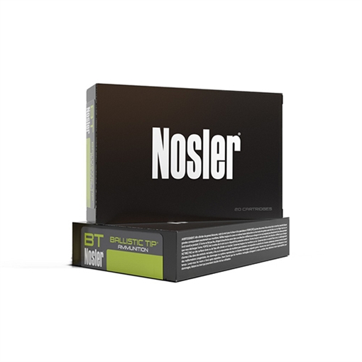 Picture of Nosler Ballistic Tip, 6.5 Grendel, 120 Grain, Spitzer Ballistic Tip Bullet, 20 Round Box 0540410 61023