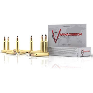 Picture of Nosler Varmageddon Rifle Ammunition 6mm Creedmoor 70gr FB Tipped 3550 fps 20/ct 65170 65172