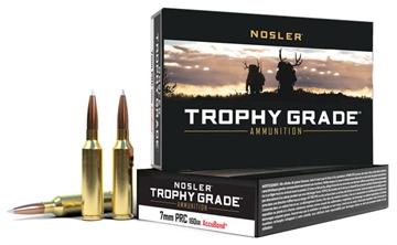 Picture of Nosler Trophy Grade, 7MM PRC, 160 Grain, AccuBond Bullet, 20 Round Box 61242