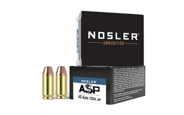 Picture of Nosler Assured Stopping Power Handgun 45ACP 230gr Jacketed Hollow Point 20 Per Box/20 Case 51277