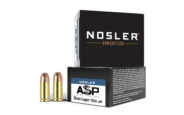 Picture of Nosler Assured Stopping Power Handgun 9mmLuger 115gr Jacketed Hollow Point 20 Per Box/20 Case 51285