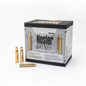 Picture of Nosler Premium Brass Unprimed Cases 22Nosler Rifle Brass 100/Box 10067